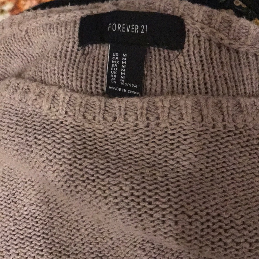 Comfy tan sweater. Are you ready for Fall?